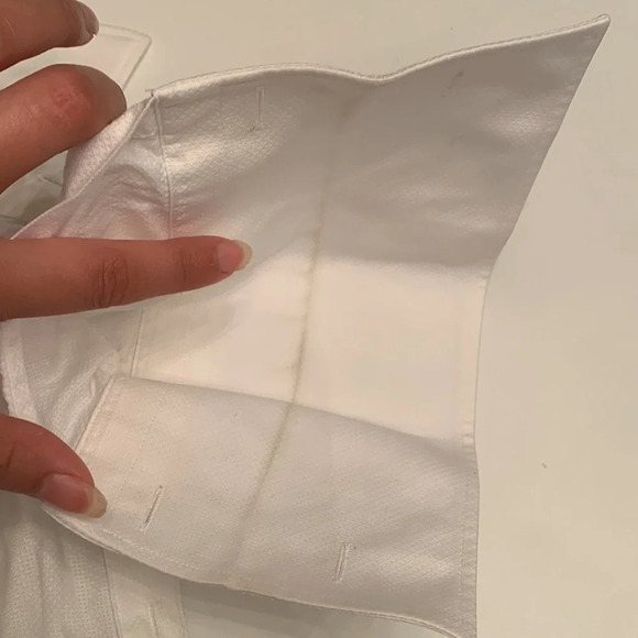 Hugo Boss Mens white dress shirt size 43/17 slim  fit - Picture 13 of 14